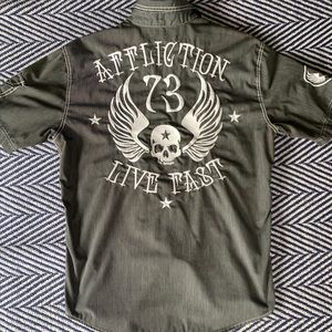 Affliction Black Label Button Down